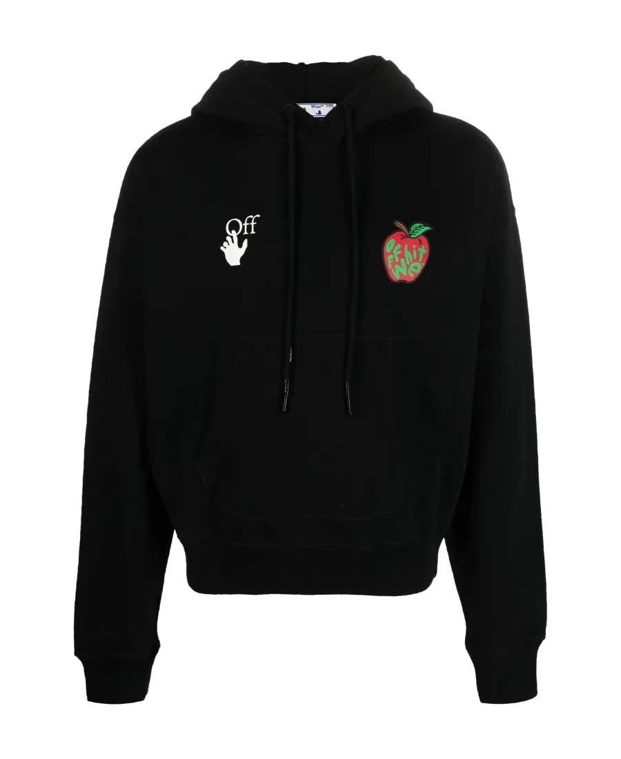 Apple Over Flatlock Hoodie