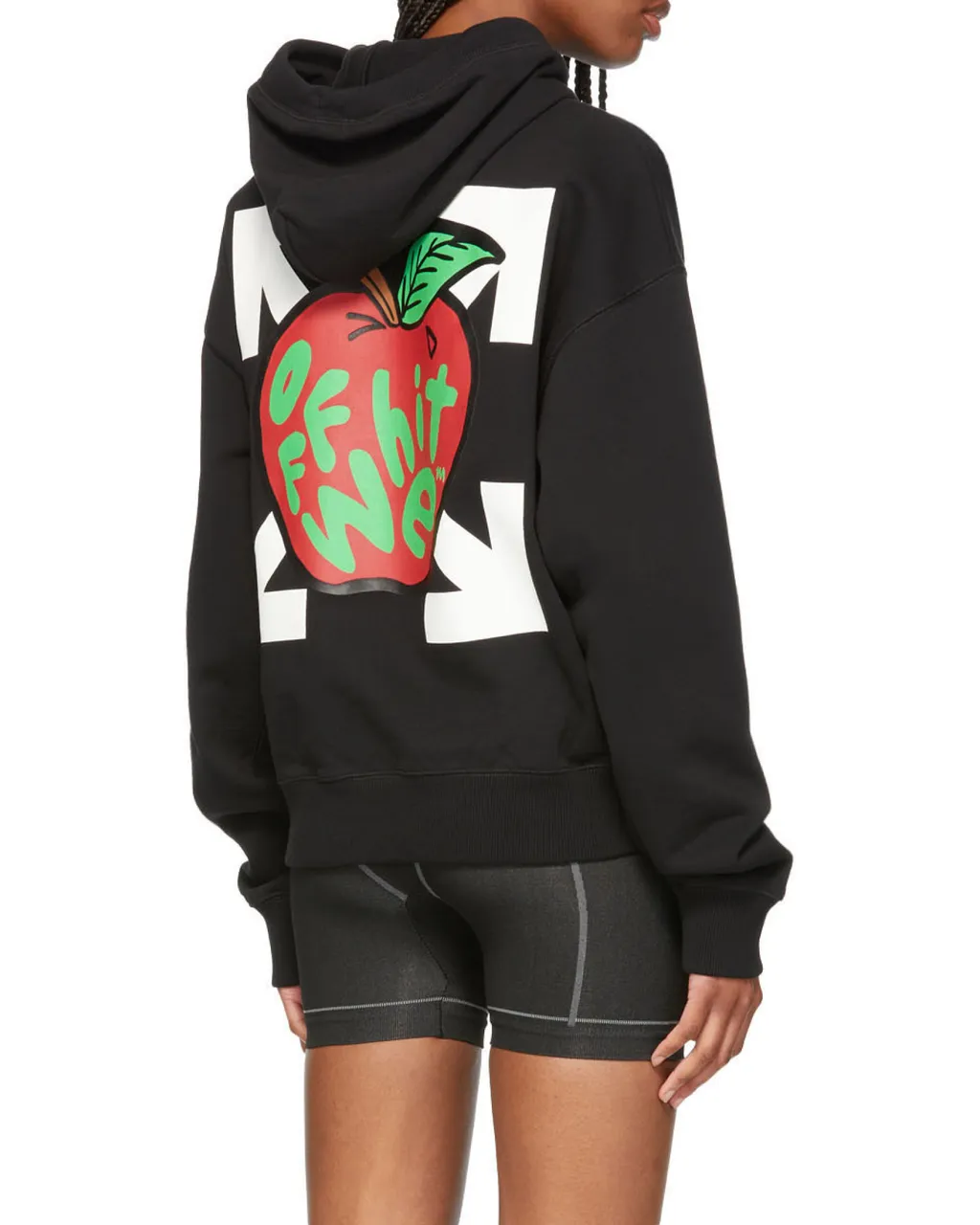 Apple Over Flatlock Hoodie