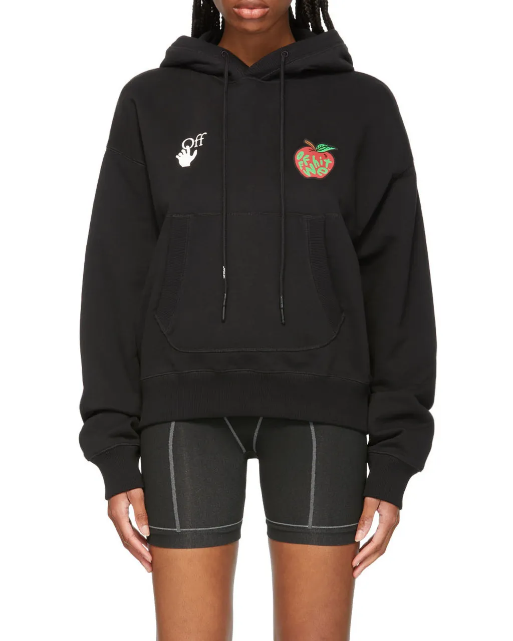 Apple Over Flatlock Hoodie