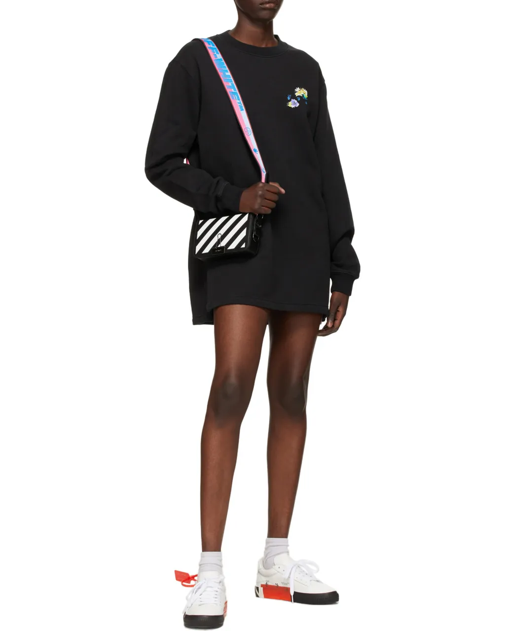Arrows Print Sweatshirt Dress