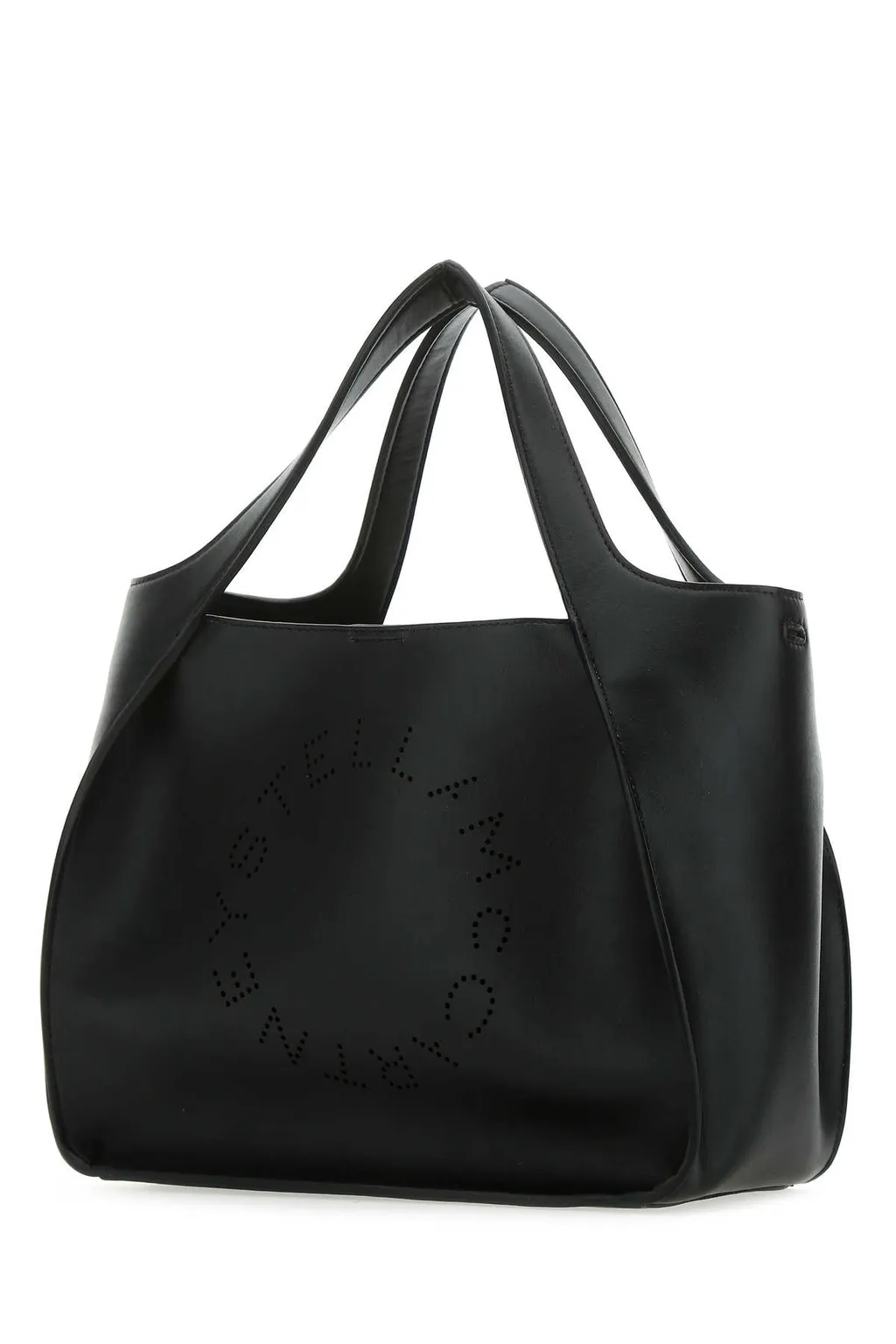Stella Mccartney Stella Logo Detailed Top Handle Bag