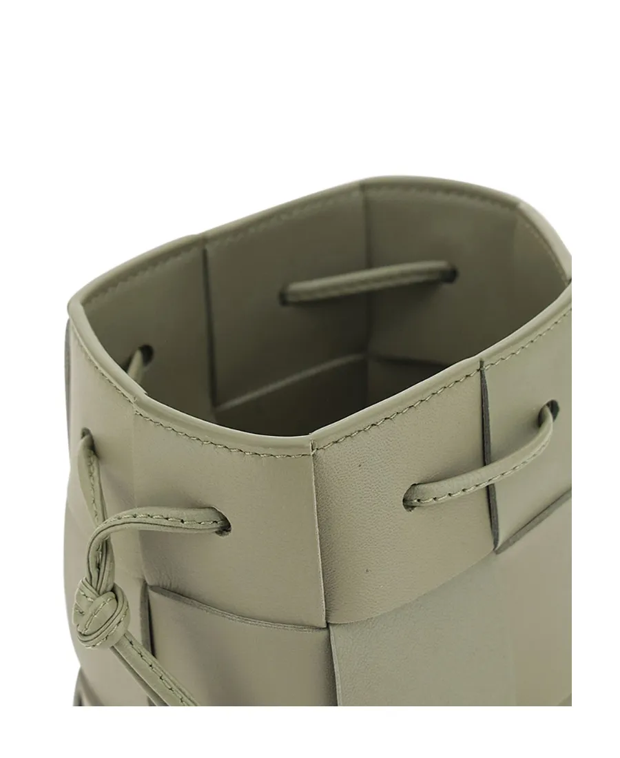 Mini Cassette Cross-Body Bucket Bag