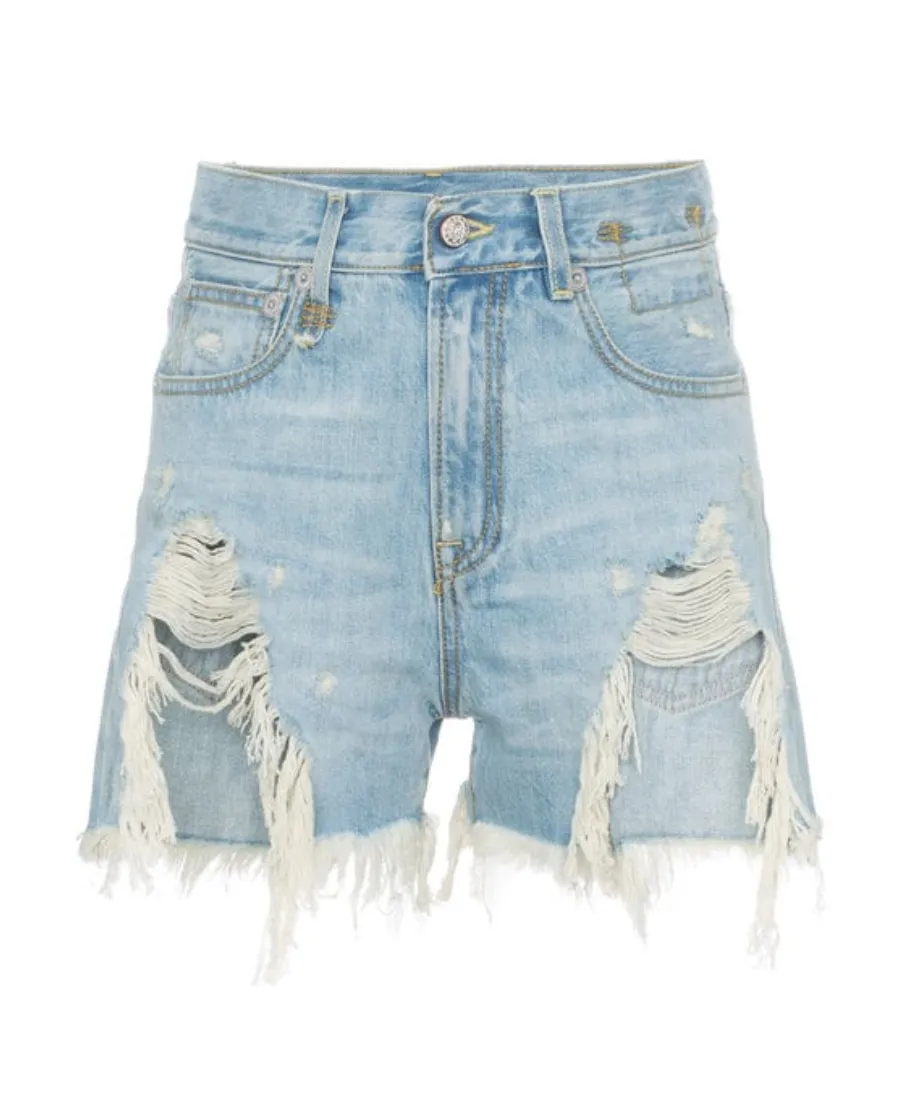 High Waist Denim Shorts