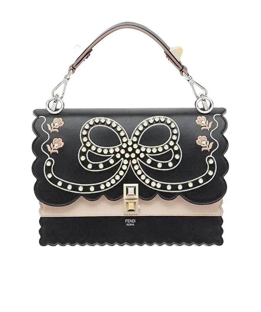 Kan I Rivet Flower Handbag