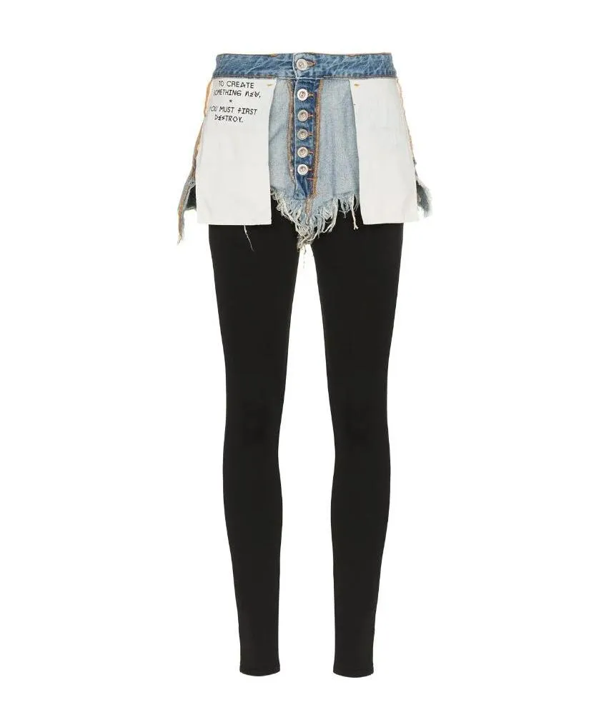 Reverse Short Cotton Leggings