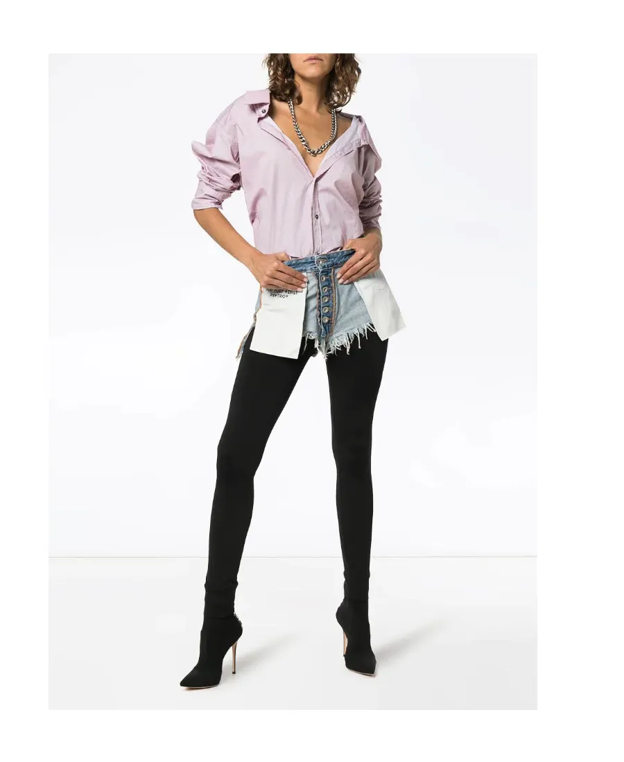 Reverse Short Cotton Leggings