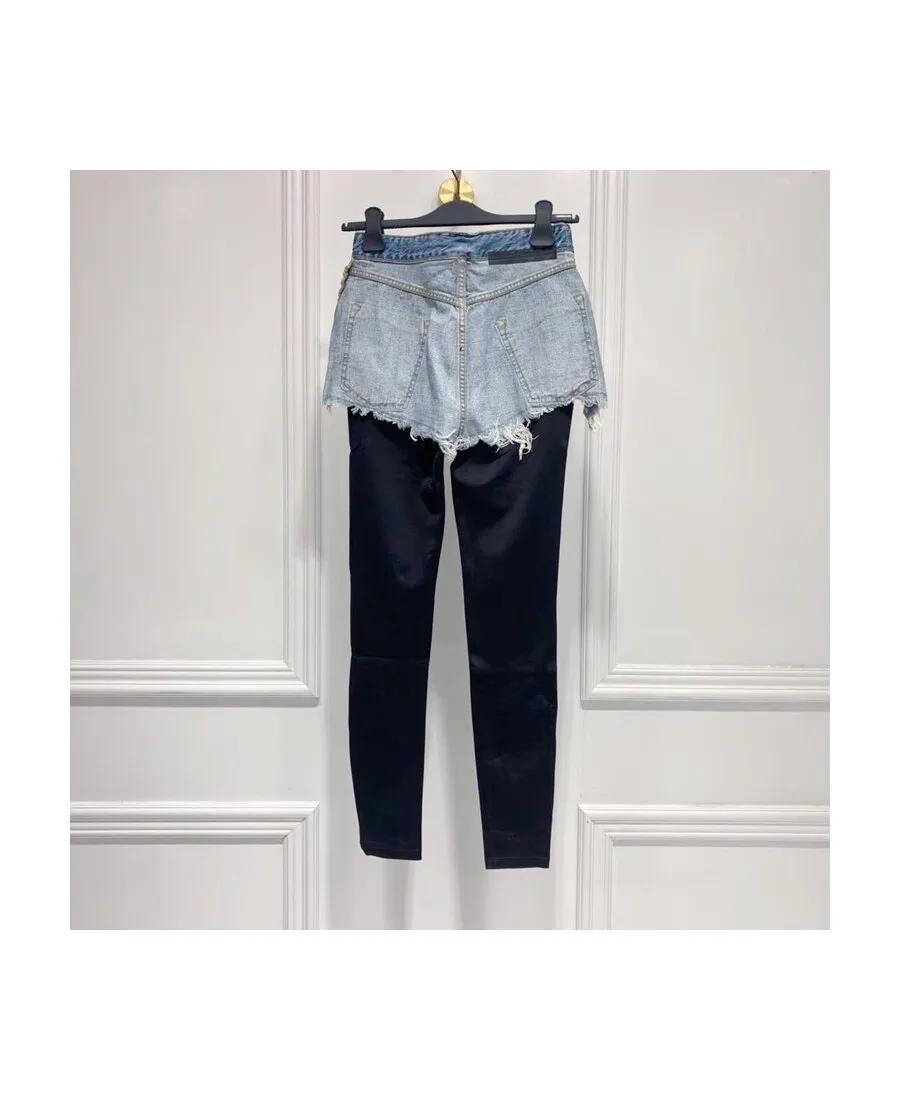 Reverse Short Cotton Leggings