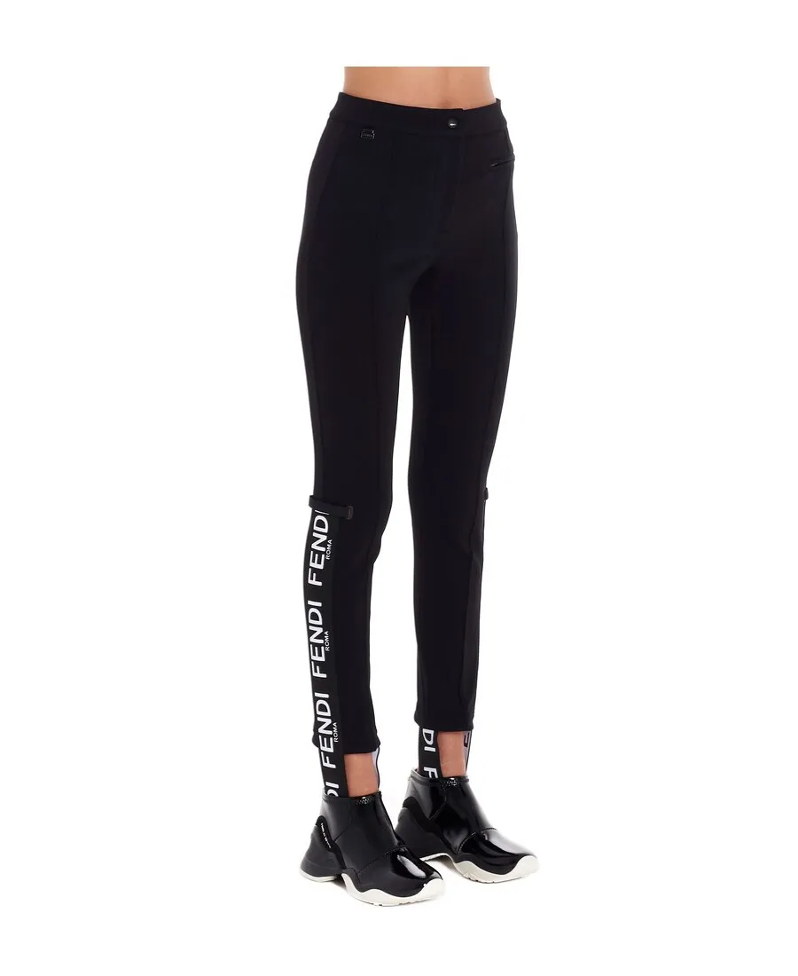 Elastic Strap Feet Leggings