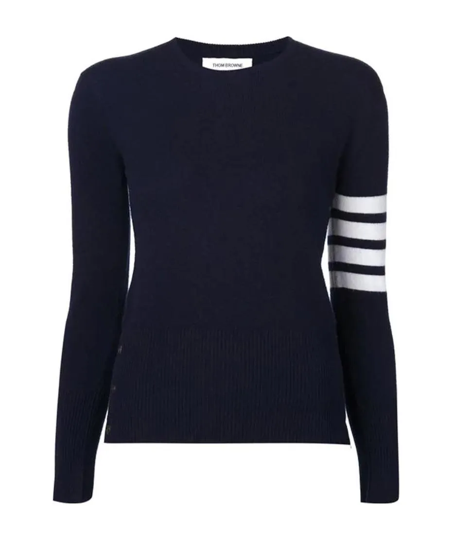 Thom Browne 4-Bar Crewneck Jumper