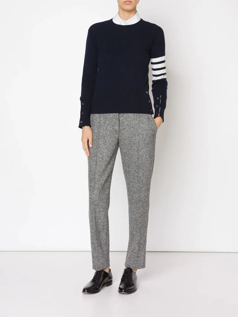 Thom Browne 4-Bar Crewneck Jumper