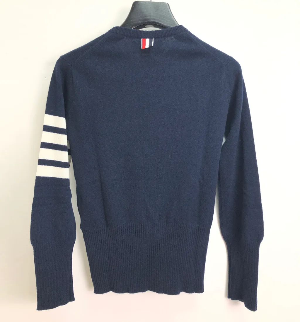 Thom Browne 4-Bar Crewneck Jumper