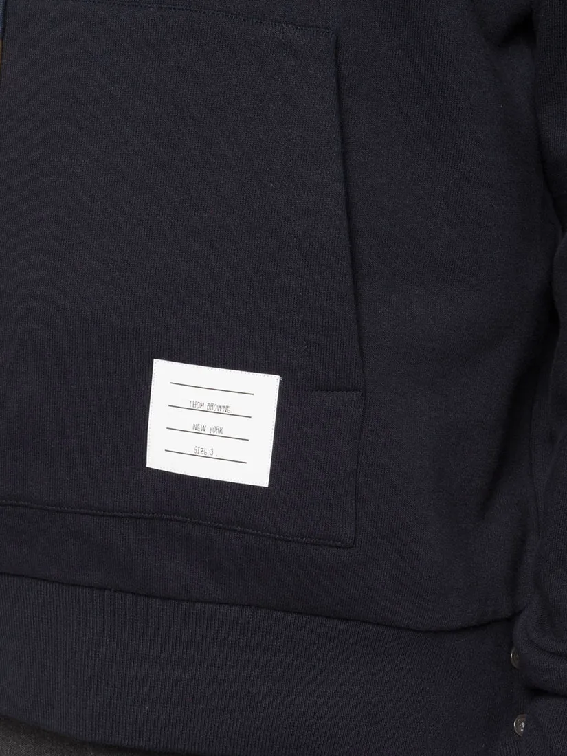 Thom Browne Striped Drawstring Hoodie