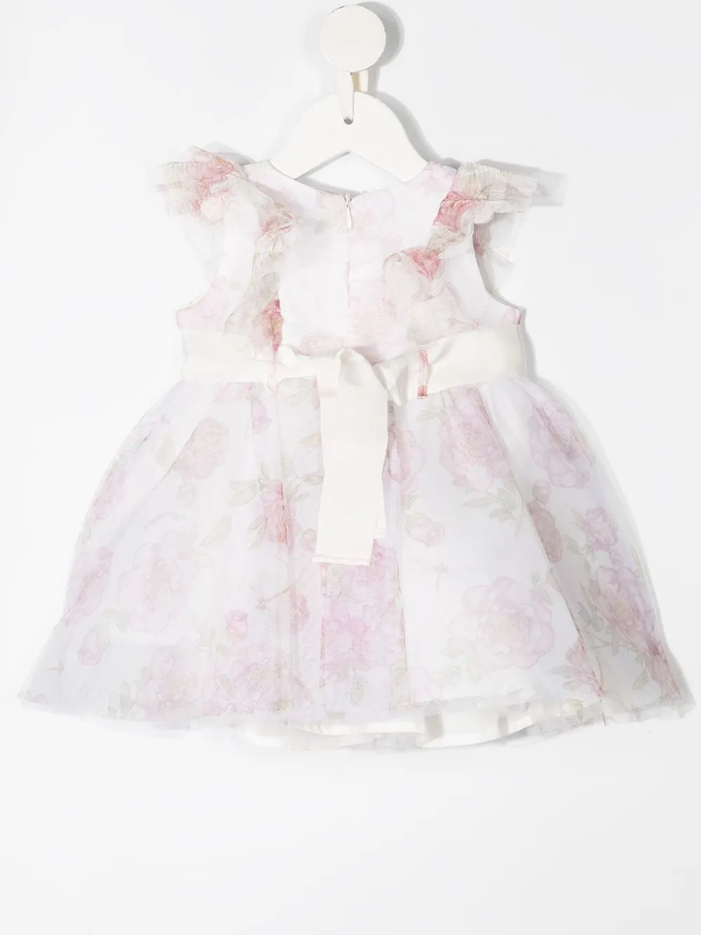 Monnalisa Floral Printed Ruffled Dress
