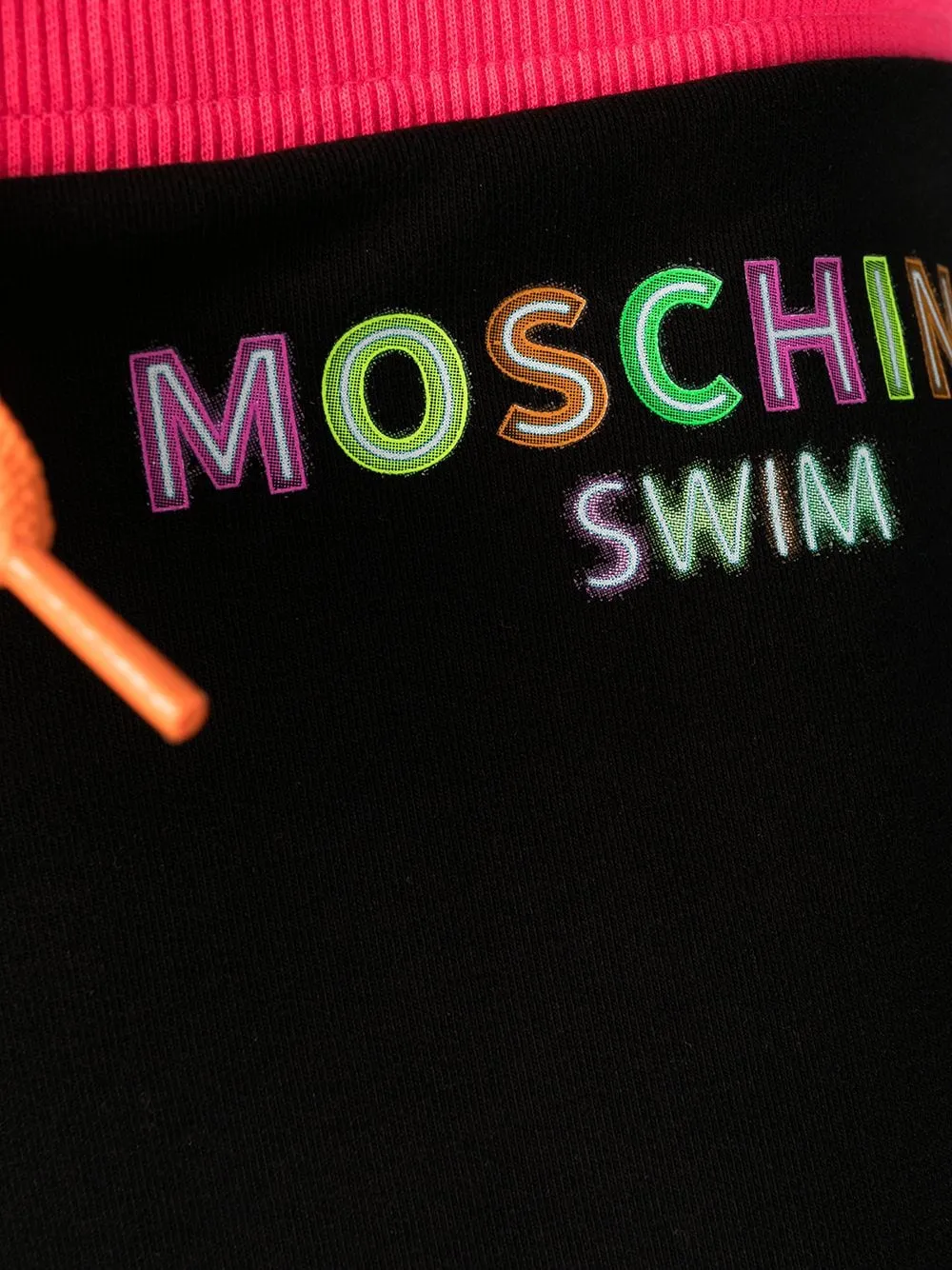 Black Swim Elastic Shorts