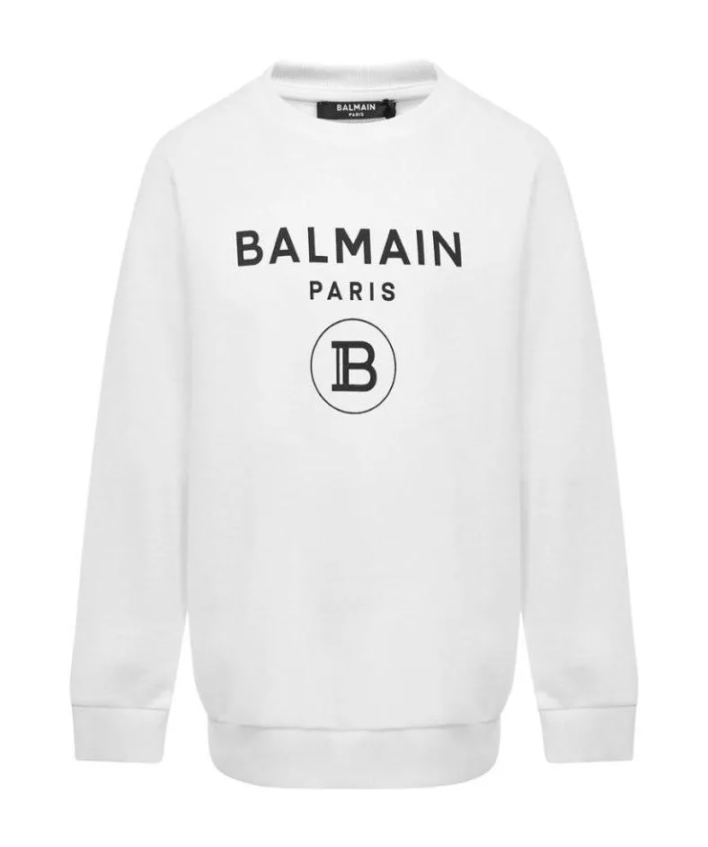 Balmain Kids Logo Printed Sweatshirt