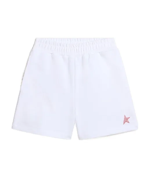 Golden Goose Kids Star Glittered Bermuda Shorts