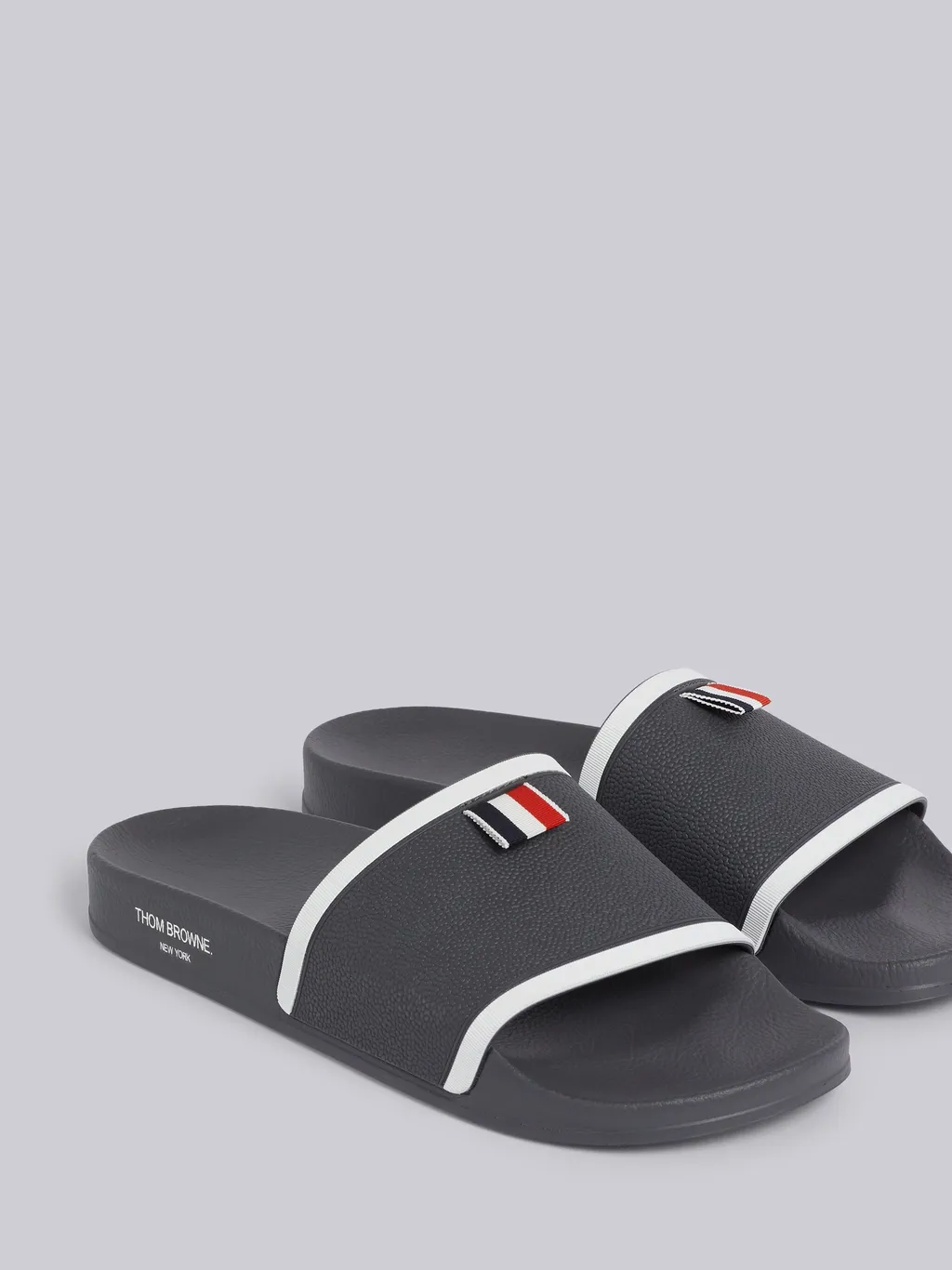 Thom Browne Logo Trim Pool Slides