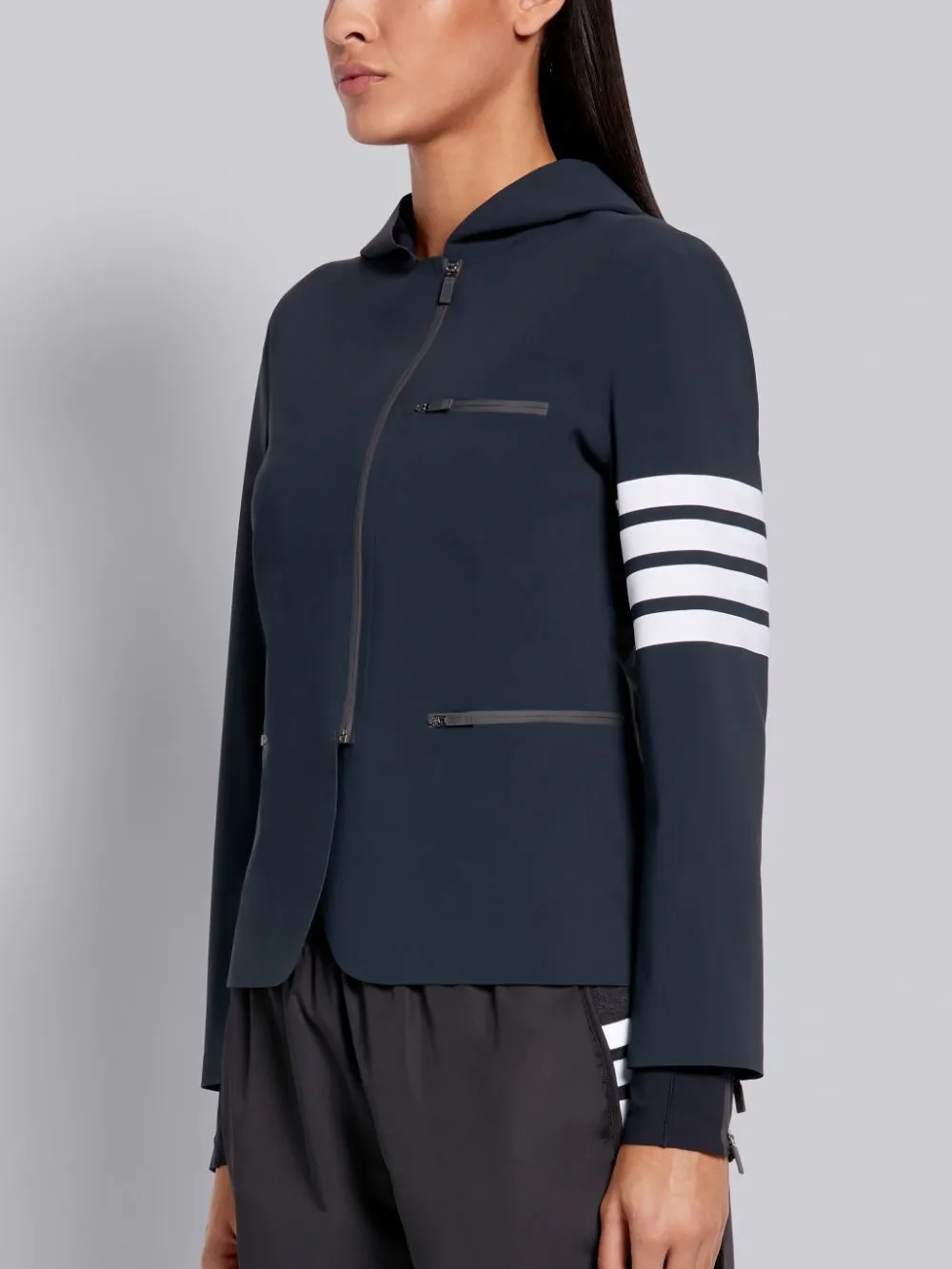 4-Bar Tech Compression Zip-Up Jacket