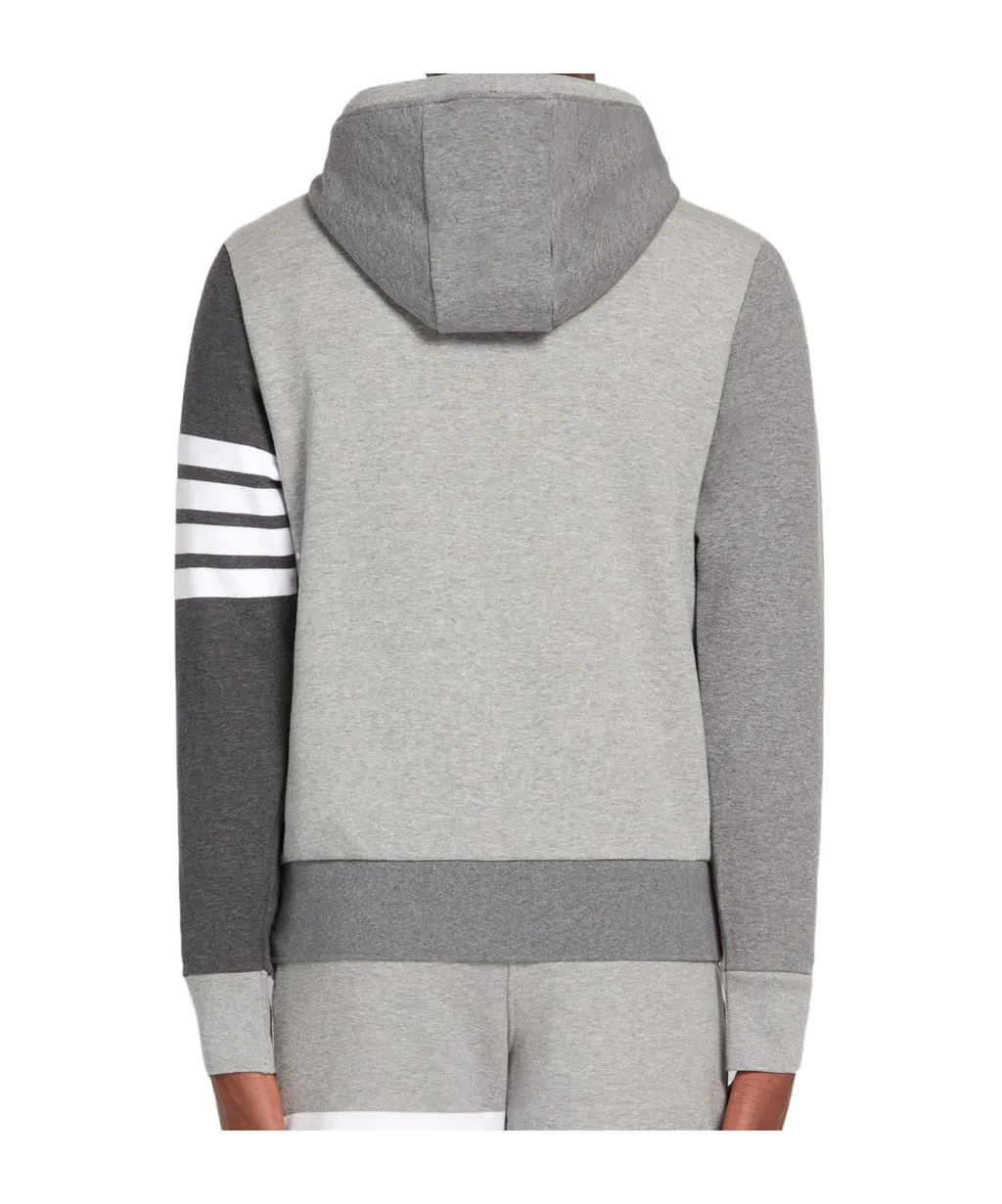 Thom Browne Panelled Drawstring Hoodie