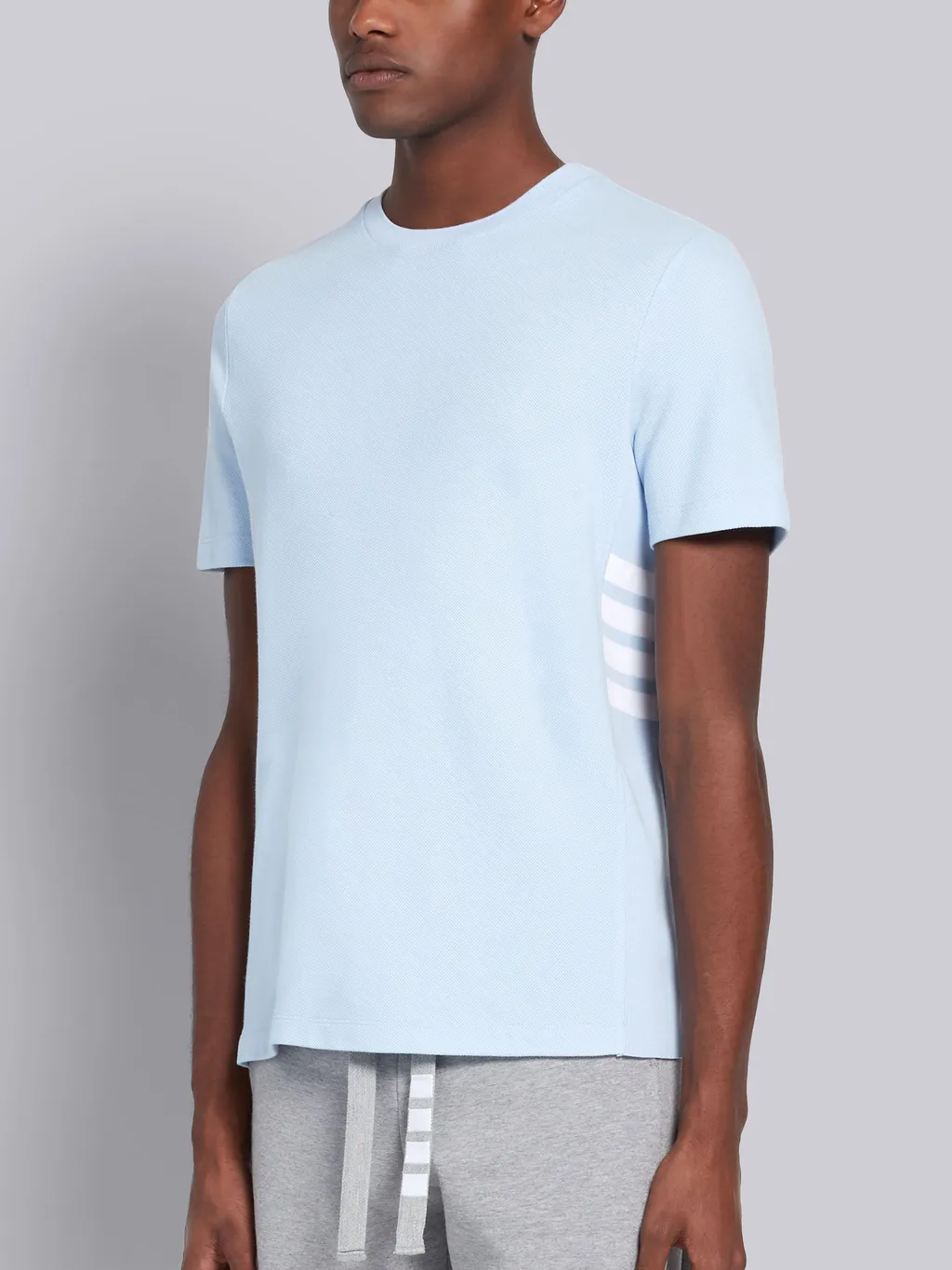 4-Bar Insert Piqué T-Shirt