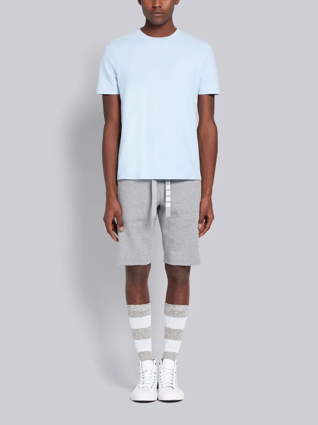 4-Bar Insert Piqué T-Shirt