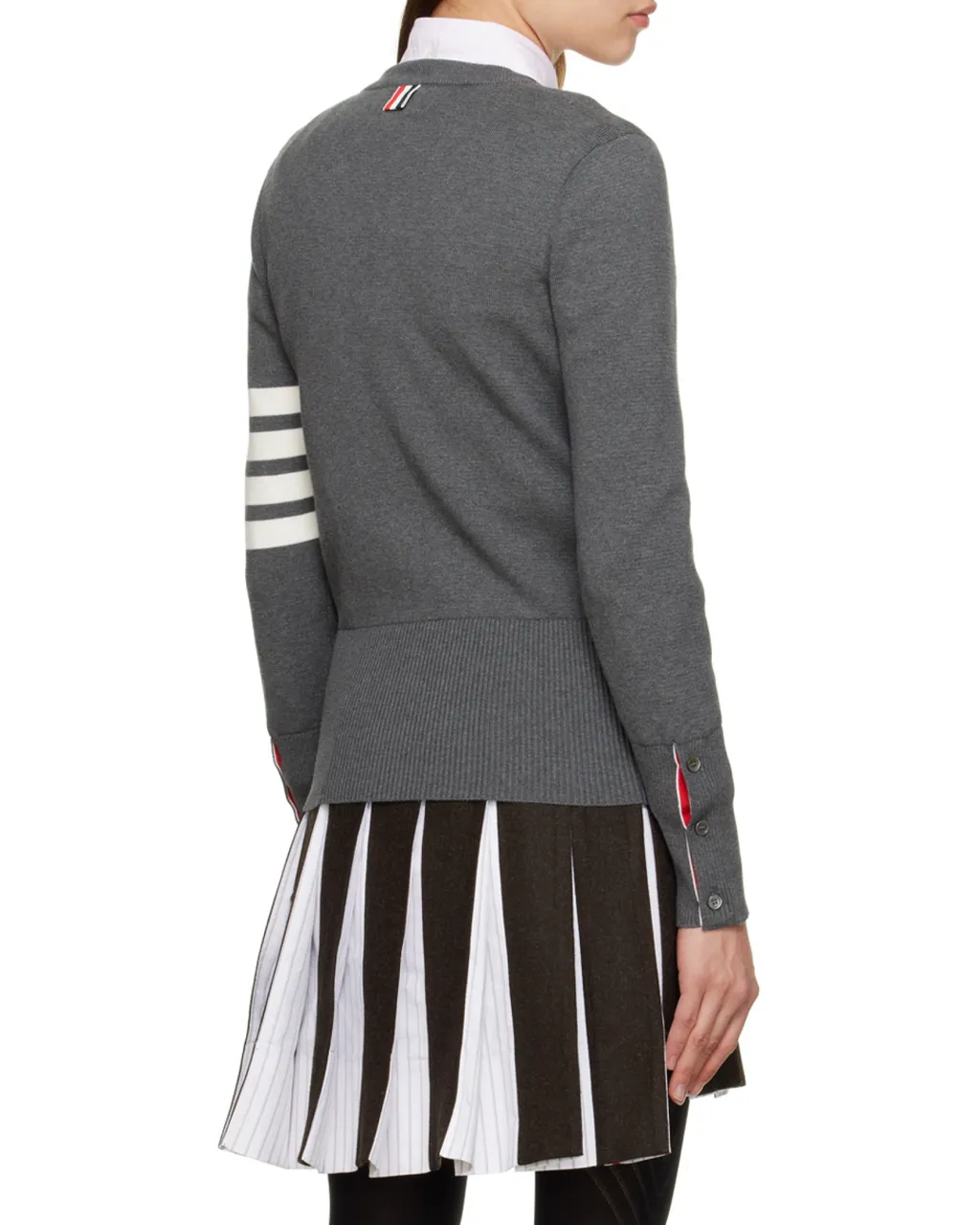 Thom Browne 4-Bar Crewneck Knit Jumper