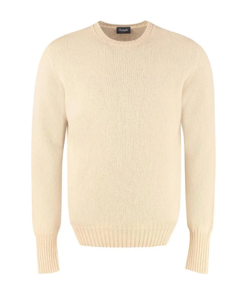 Round-Neck Long-Sleeved Pullover