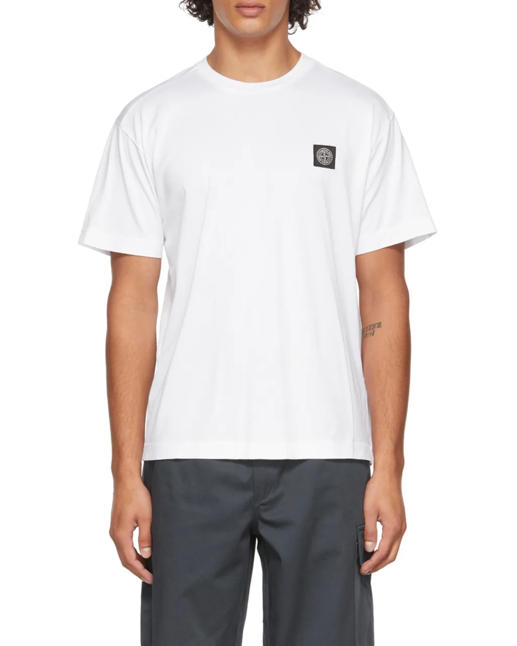 Stone Island Compass Patch Crewneck T-Shirt