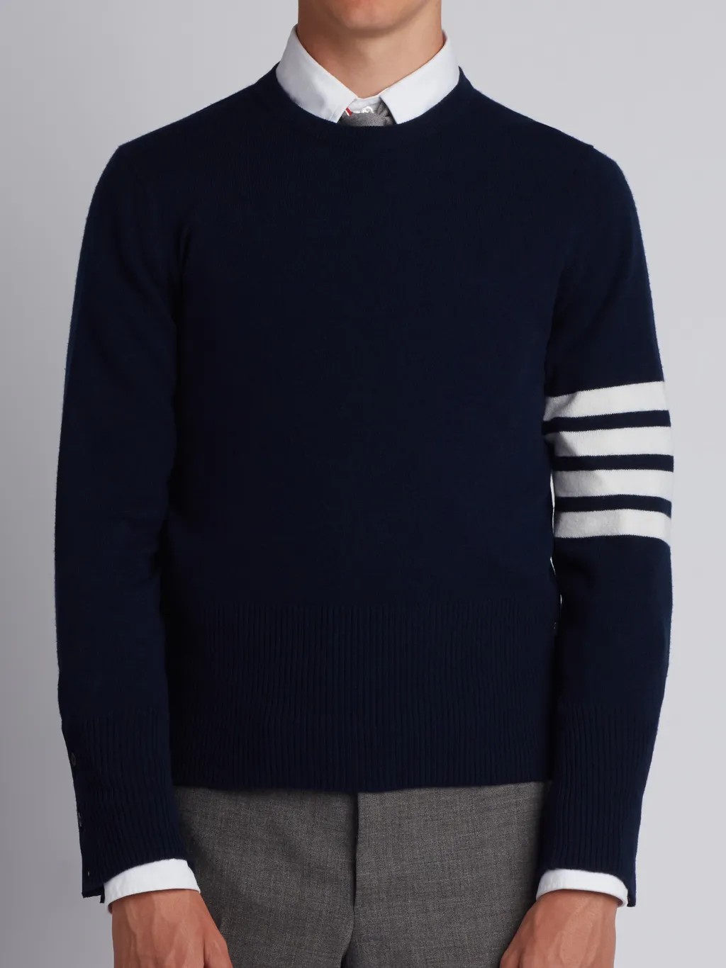 Thom Browne 4-Bar Knitted Jumper