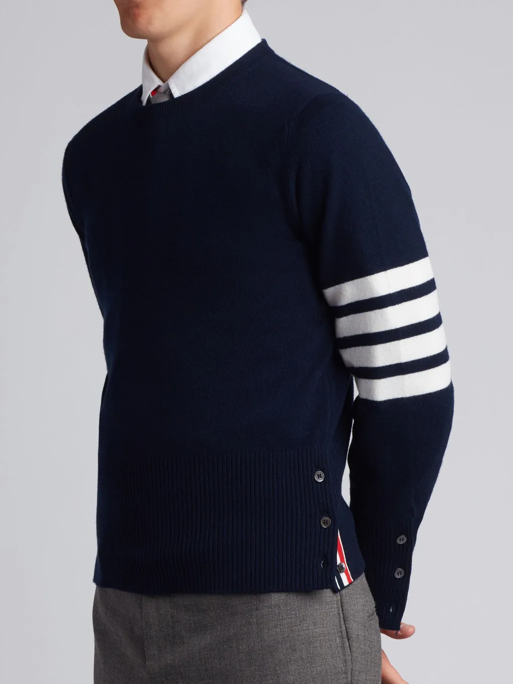 Thom Browne 4-Bar Knitted Jumper