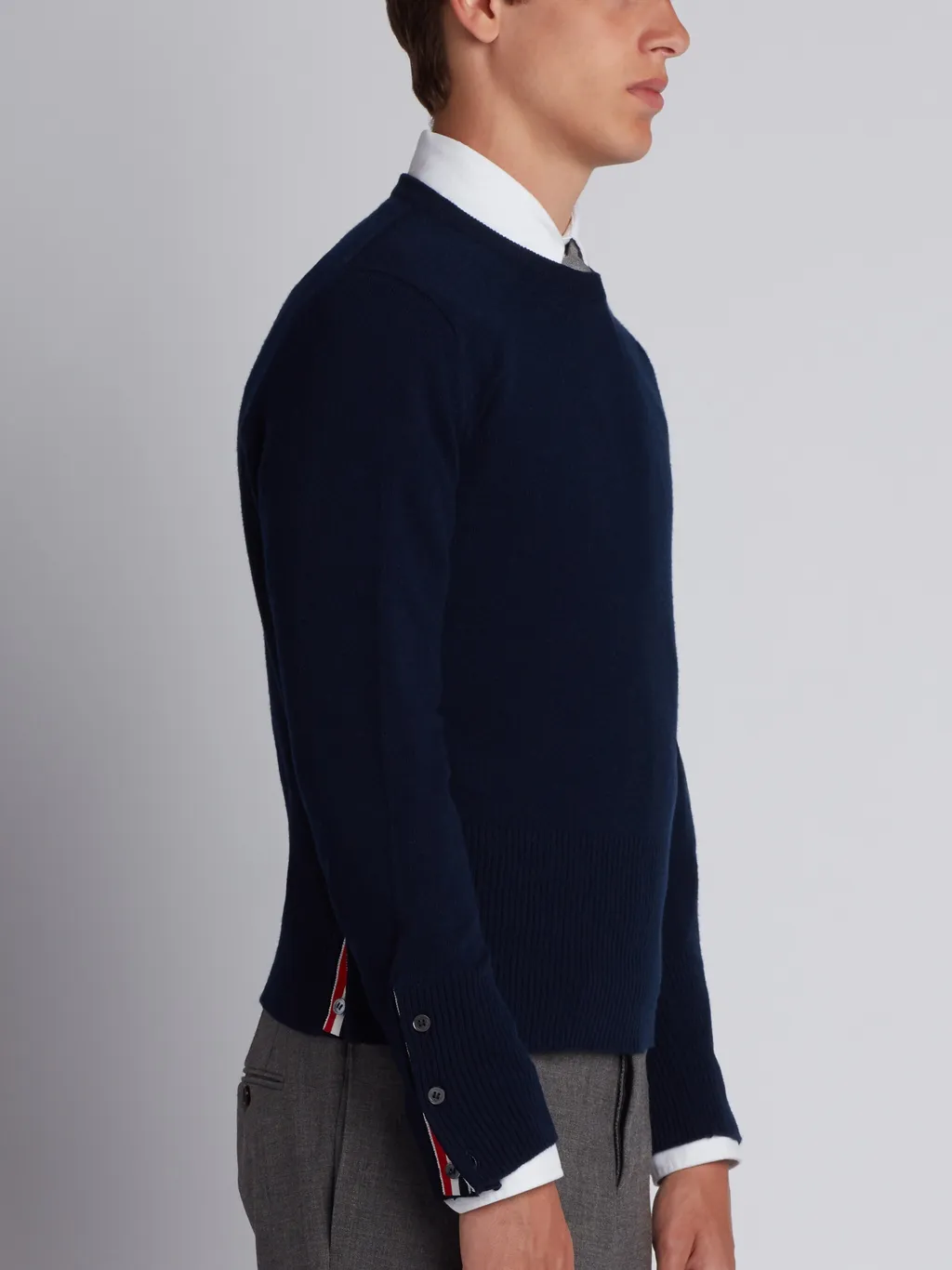 Thom Browne 4-Bar Knitted Jumper