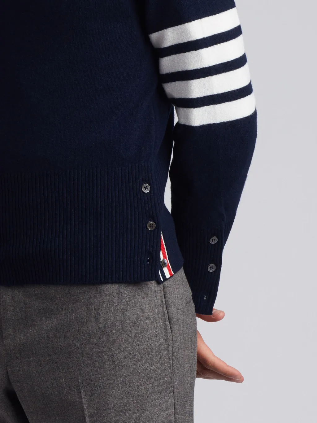 Thom Browne 4-Bar Knitted Jumper