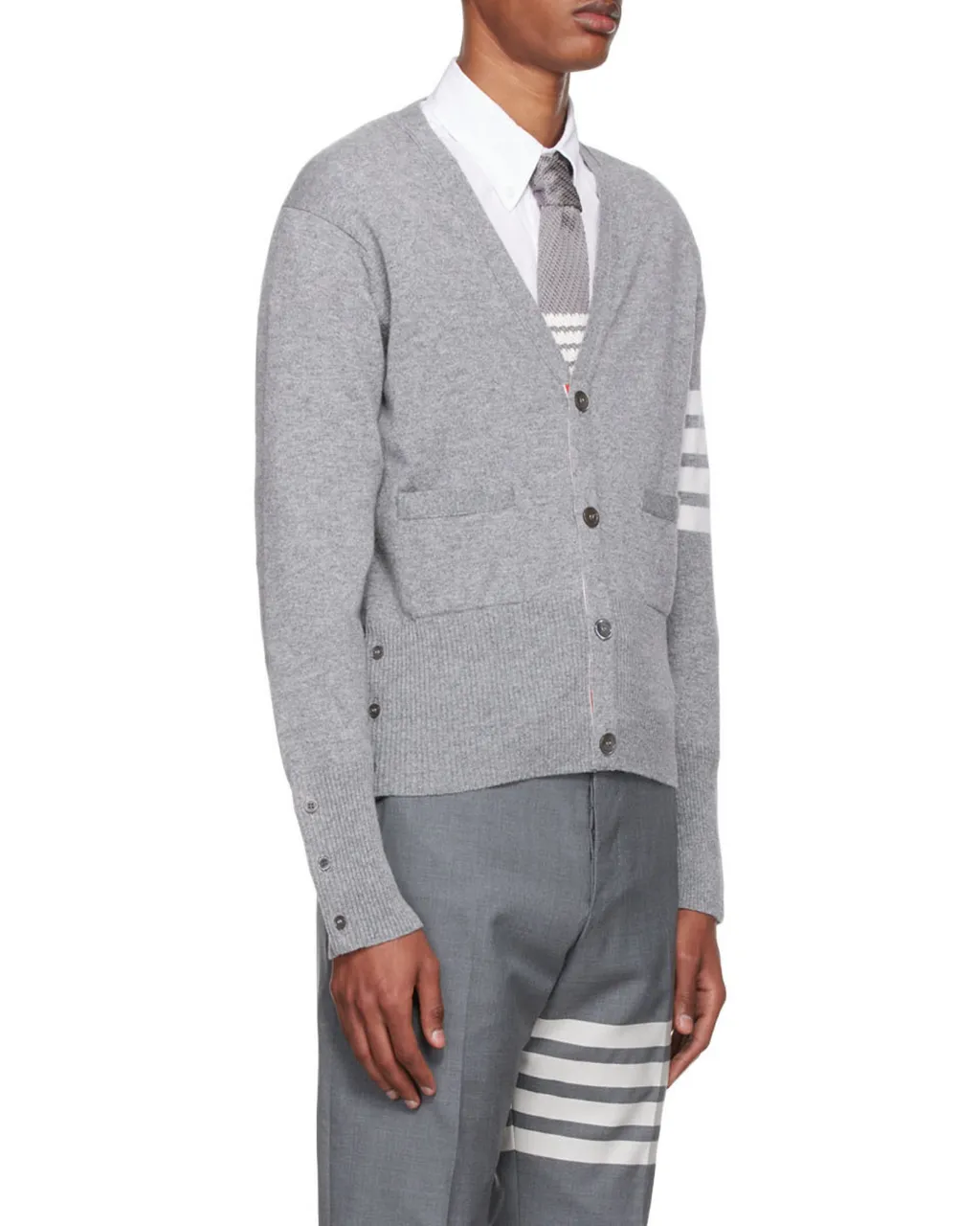 Thom Browne 4-Bar Stripe Cardigan