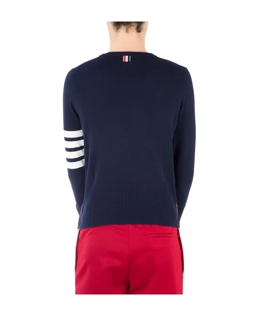 Thom Browne 4-Bar Crewneck Jumper