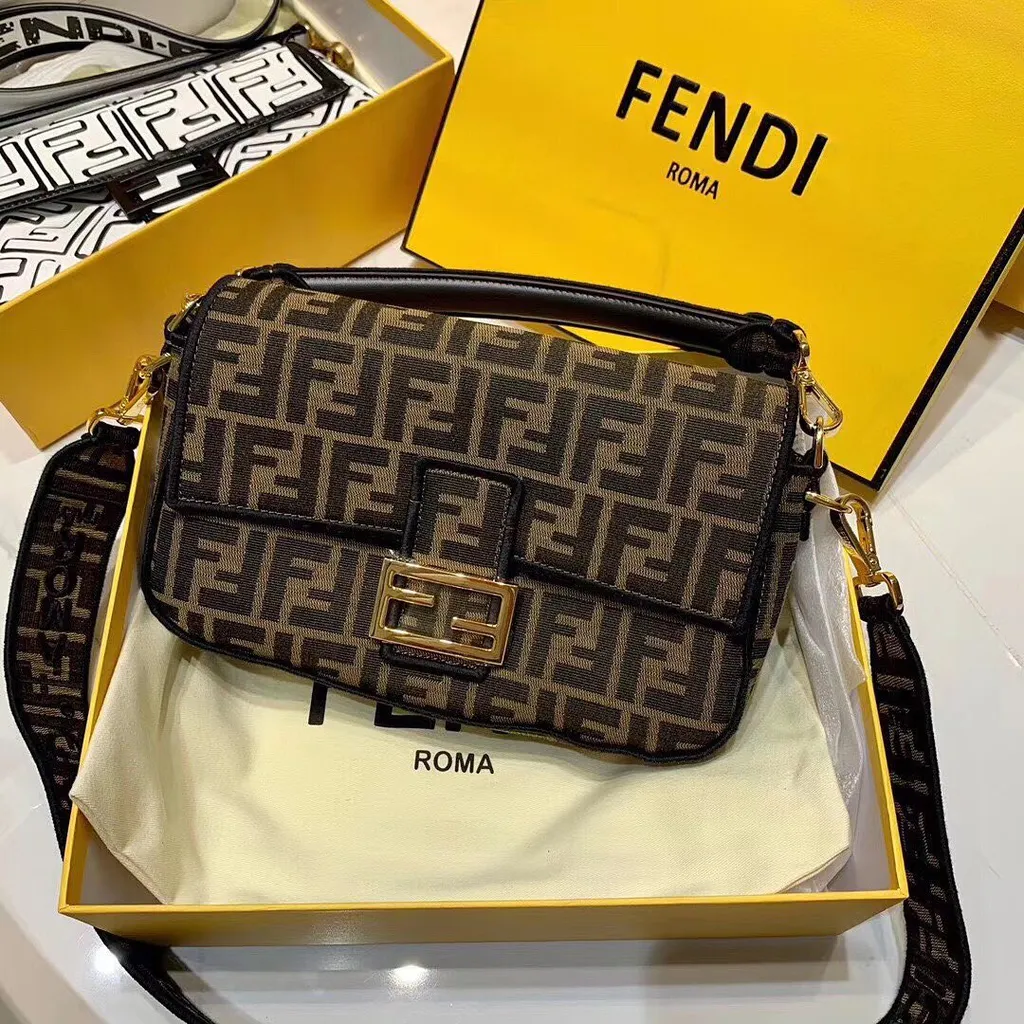 Brown Fabric Bag