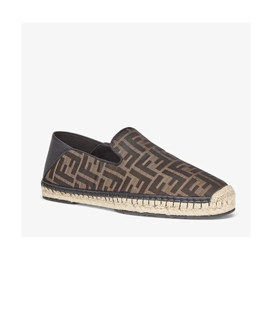 Fendi Ff Motif Jacquard Espadrilles