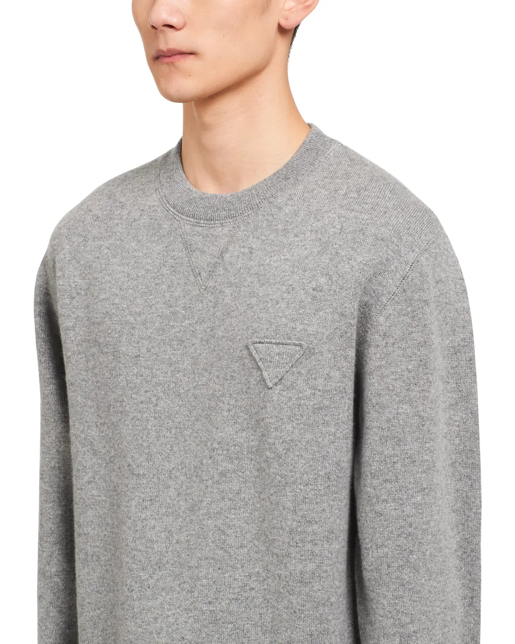Prada Long Sleeved Crewneck Sweater