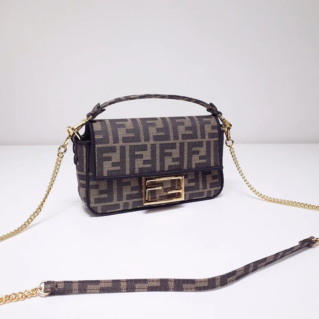 Brown Fabric Bag