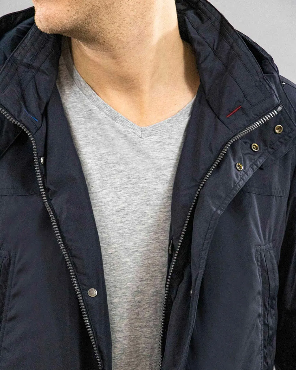 Logo Long-Sleeved Cotton Suit
