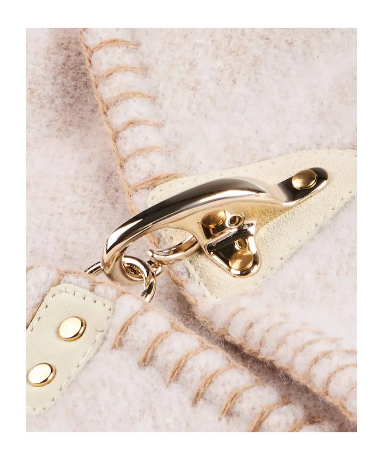 Fay Fringed Hem Hook Cape
