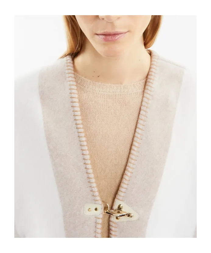 Fay Fringed Hem Hook Cape