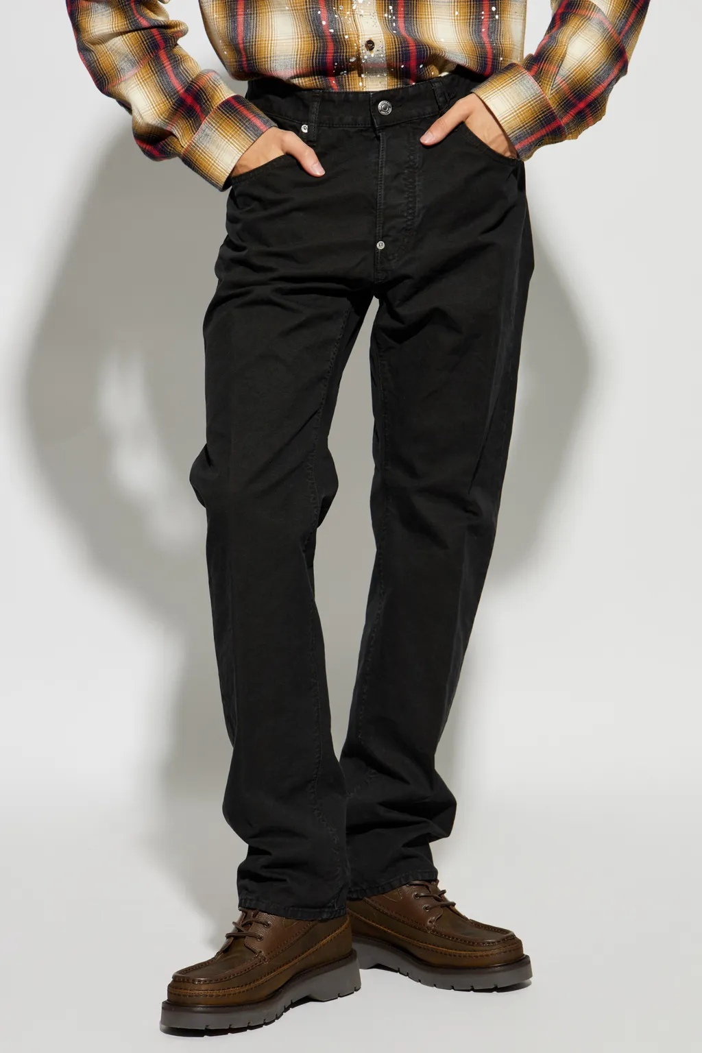 Dsquared2 Mid-Rise Straight-Leg Trousers