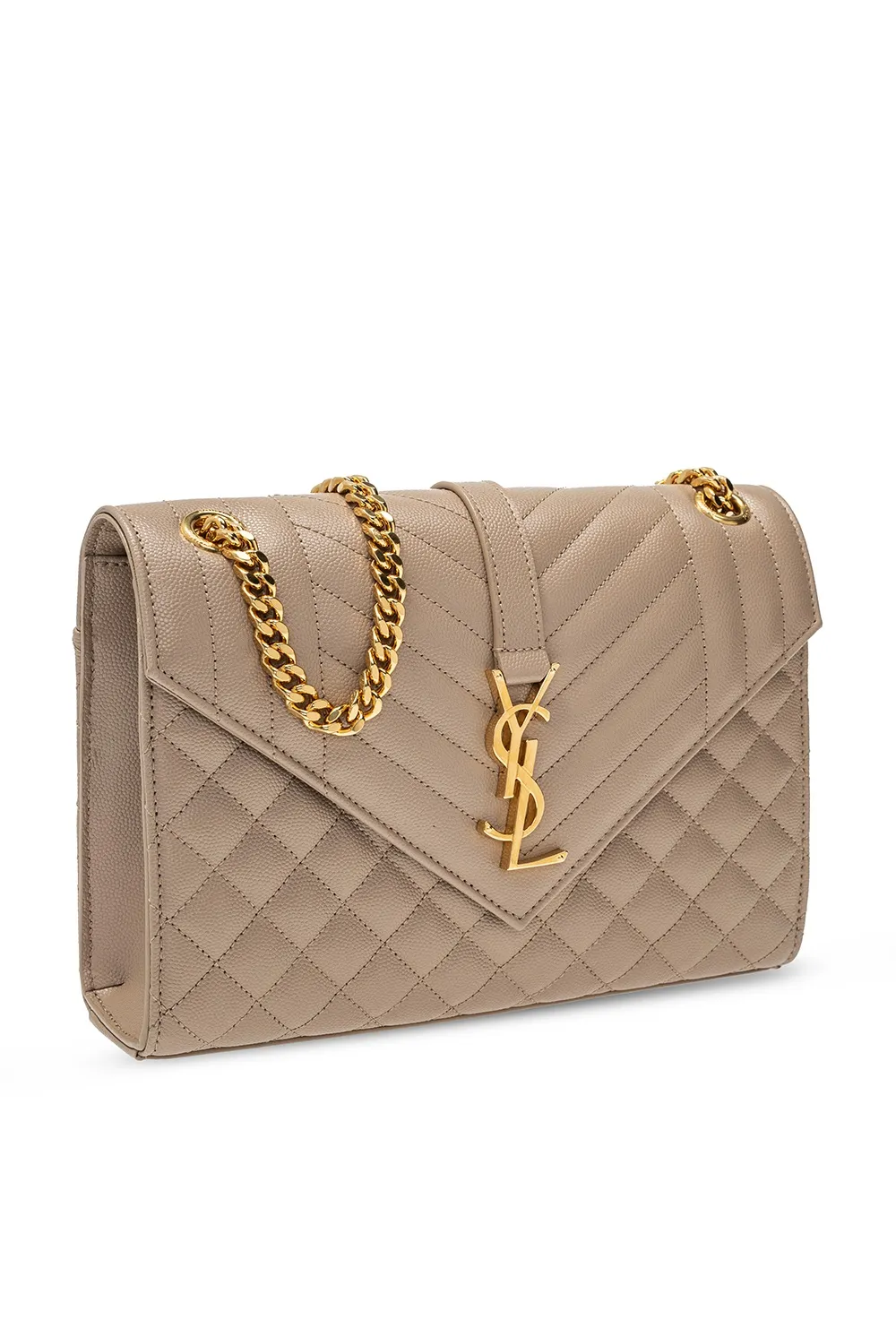 Saint Laurent Matelassé Envelope Medium Shoulder Bag