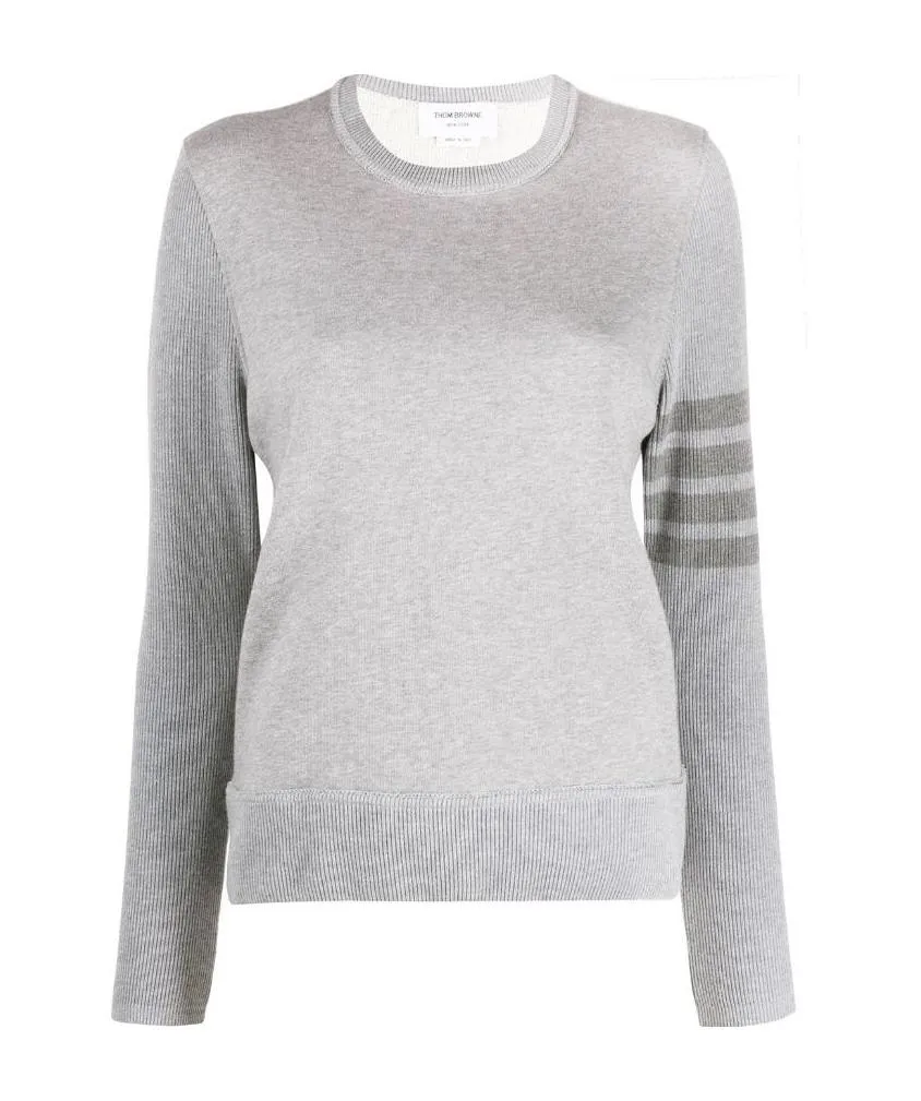 Tonal 4-Bar Loopback Sweatshirt