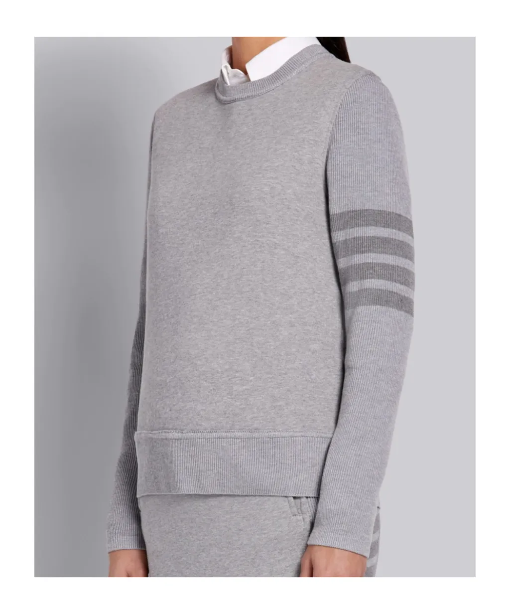 Tonal 4-Bar Loopback Sweatshirt