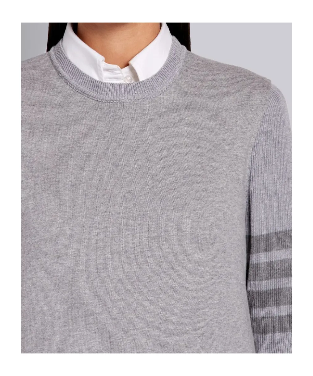 Tonal 4-Bar Loopback Sweatshirt