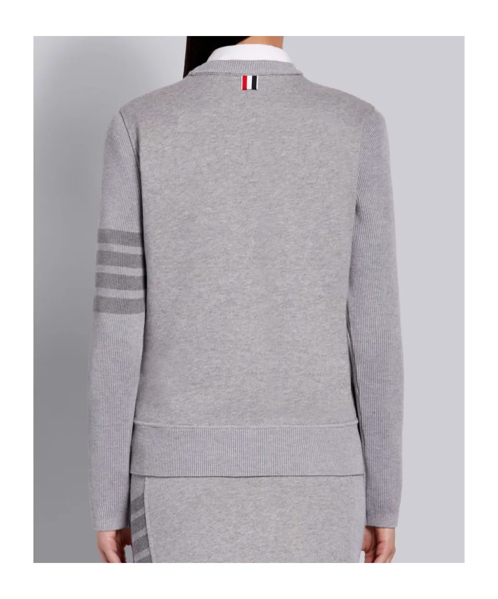 Tonal 4-Bar Loopback Sweatshirt