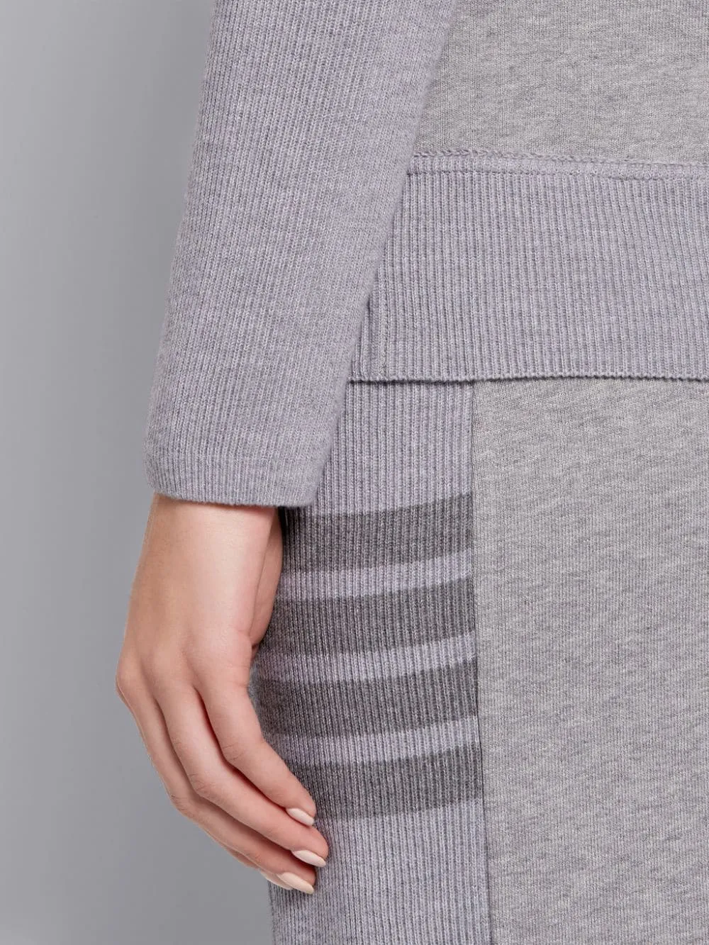 Tonal 4-Bar Loopback Sweatshirt