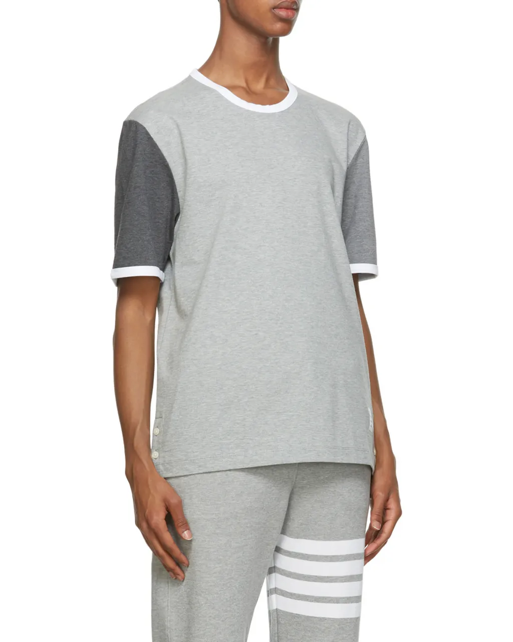 Thom Browne Short-Sleeved Ringer T-Shirt