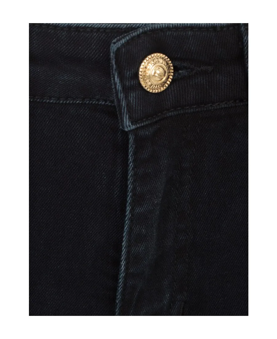 Logo Embroidered Skinny Jeans